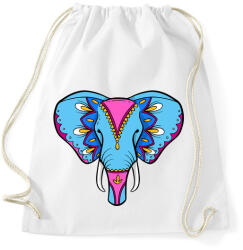 printfashion Elefánt - Sportzsák, Tornazsák - Fehér (1225198)