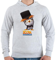 printfashion Zooba - Fuzzy - Férfi kapucnis pulóver - Sport szürke (4602661)