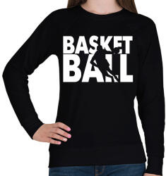 printfashion Basketball - Kosárlabda - Női pulóver - Fekete (7158479)
