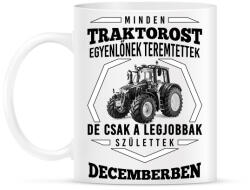 printfashion TRAKTOROS SZÜLINAP - December - Bögre - Fehér (2646397)