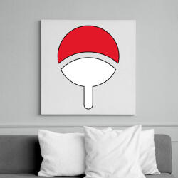 printfashion Uchiha jel - Vászonkép - Fehér (6639063)