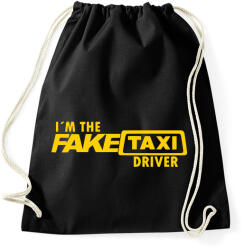 printfashion Faketaxi Driver - Sportzsák, Tornazsák - Fekete (1665263)