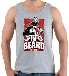 printfashion Ne félj, itt a szakállam! - Férfi atléta - Sport szürke (215577)