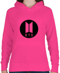 printfashion BTS - Női kapucnis pulóver - Fukszia (5797741)