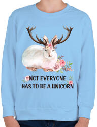 printfashion Nyúltilop - Gyerek pulóver - Világoskék (14495026)