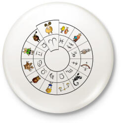 printfashion Kos - Kitűző, hűtőmágnes - Fehér (3077348)