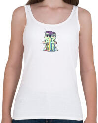 printfashion wolf-rainbow - Női atléta - Fehér (14552406)