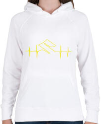 printfashion Suzi - Női kapucnis pulóver - Fehér (2249968)