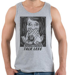 printfashion Beszélj kevesebbet - Férfi atléta - Sport szürke (265126)