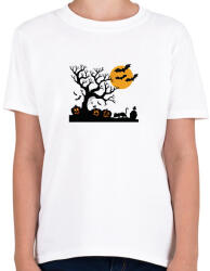 printfashion Rémisztő Halloween - Gyerek póló - Fehér (14246441)