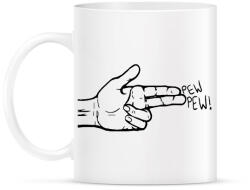 printfashion Pew Pew - Bögre - Fehér (1276028)