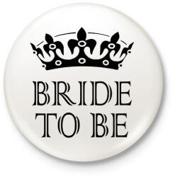 printfashion Menyasszony - Kitűző, hűtőmágnes - Fehér (3075385)