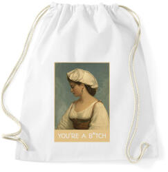 printfashion You're a b*tch - Festmény - Sportzsák, Tornazsák - Fehér (7087825)