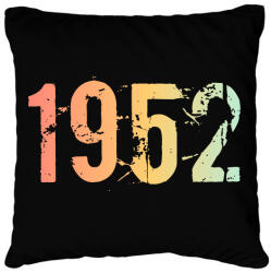 printfashion 1952 - Párnahuzat, Díszpárnahuzat - Fekete (11814828)