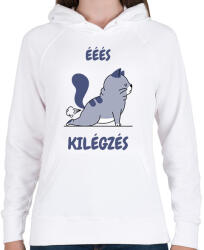 printfashion KILEGZES - Női kapucnis pulóver - Fehér (10777137)