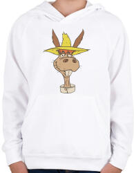 printfashion Csacsi - Gyerek kapucnis pulóver - Fehér (2948531)