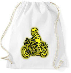 printfashion yamaha mt3 - Sportzsák, Tornazsák - Fehér (2927446)