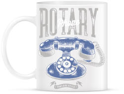 printfashion Tárcsázós telefon - Bögre - Fehér (789860)