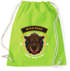 printfashion Veszélyes. . . - Sportzsák, Tornazsák - Limezöld (104272)