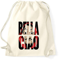 printfashion A nagy pénzrablás - Bella ciao - Sportzsák, Tornazsák - Natúr (5341501)