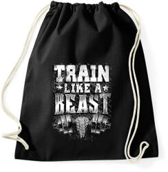 printfashion Eddz mint egy vadállat! - Sportzsák, Tornazsák - Fekete (1064966)