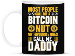 printfashion BITCOIN 4 EVER 37 - Bögre - Fekete (6109324)