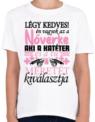 printfashion Légy kedves a Nővérkével! - Gyerek póló - Fehér (16516398)
