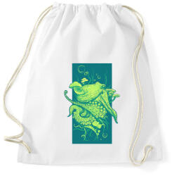 printfashion Oktopusz - Sportzsák, Tornazsák - Fehér (397110)