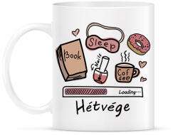 printfashion Hétvége Loading. . . - Bögre - Fehér (16427120)
