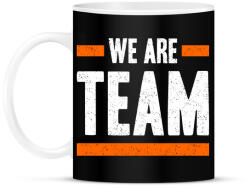 printfashion Csapat vagyunk! - Bögre - Fekete (4749619)