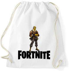 printfashion Fortnite #7 /Black/ - Sportzsák, Tornazsák - Fehér (1117407)