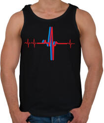 printfashion BMW M szívritmus - Férfi atléta - Fekete (844376)