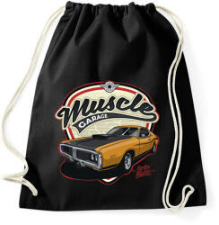 printfashion muscle car - Sportzsák, Tornazsák - Fekete (13674826)