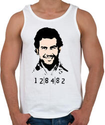 printfashion El Patron - Férfi atléta - Fehér (2759437)