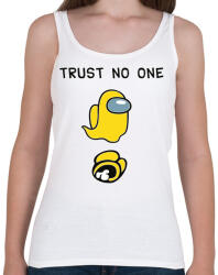 printfashion Among us Trust no one - Női atléta - Fehér (4141200)