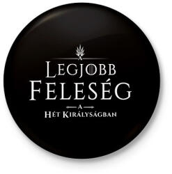 printfashion got-legjobb-feleseg-white - Kitűző, hűtőmágnes - Fekete (3095193)