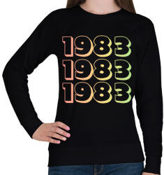 printfashion 1983 - Női pulóver - Fekete (12735565)