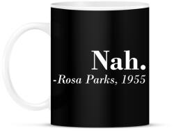 printfashion Nah - Rosa Parks - Bögre - Fekete (8536642)