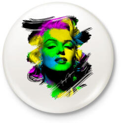 printfashion marilyn-monroe-png - Kitűző, hűtőmágnes - Fehér (4180190)