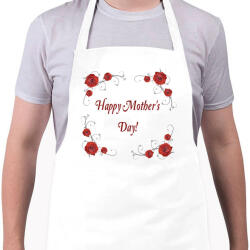 printfashion Happy Mothers Day - Kötény - Fehér (4915600)