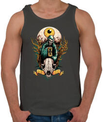 printfashion Halál szeme - Férfi atléta - Sötétszürke (62245)