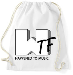 printfashion Wtf hapenned with music - parody - Sportzsák, Tornazsák - Fehér (7326716)
