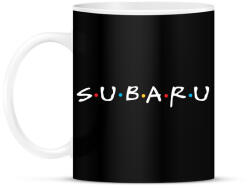 printfashion Subaru jóbarátok - Bögre - Fekete (1445727)