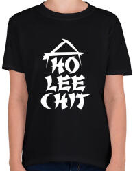 printfashion Ho-lee-chit - Gyerek póló - Fekete (7524585)