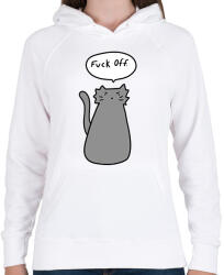 printfashion Kopj le! - Női kapucnis pulóver - Fehér (2533546)