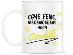 printfashion Megengedem, hogy csodálj - Sárga - Bögre - Fehér (7279907)