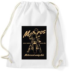 printfashion Motorozok amíg élek - Sportzsák, Tornazsák - Fehér (6362537)