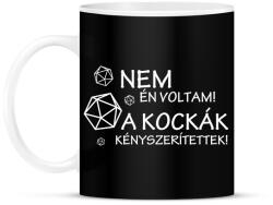 printfashion A kockák kényszerítettek! - Bögre - Fekete (2764269)