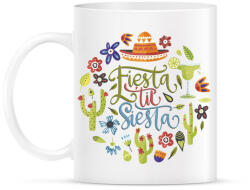 printfashion Fiesta & Siesta - Bögre - Fehér (4125584)