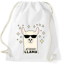 printfashion no drama llama - Sportzsák, Tornazsák - Fehér (4108441)